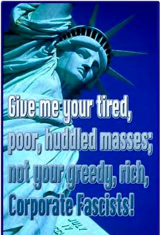 A Picture is worth a thousand words: Lady Liberty looks down in dismay at what has become of these United States.